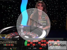 roulette immersive evolution gaming